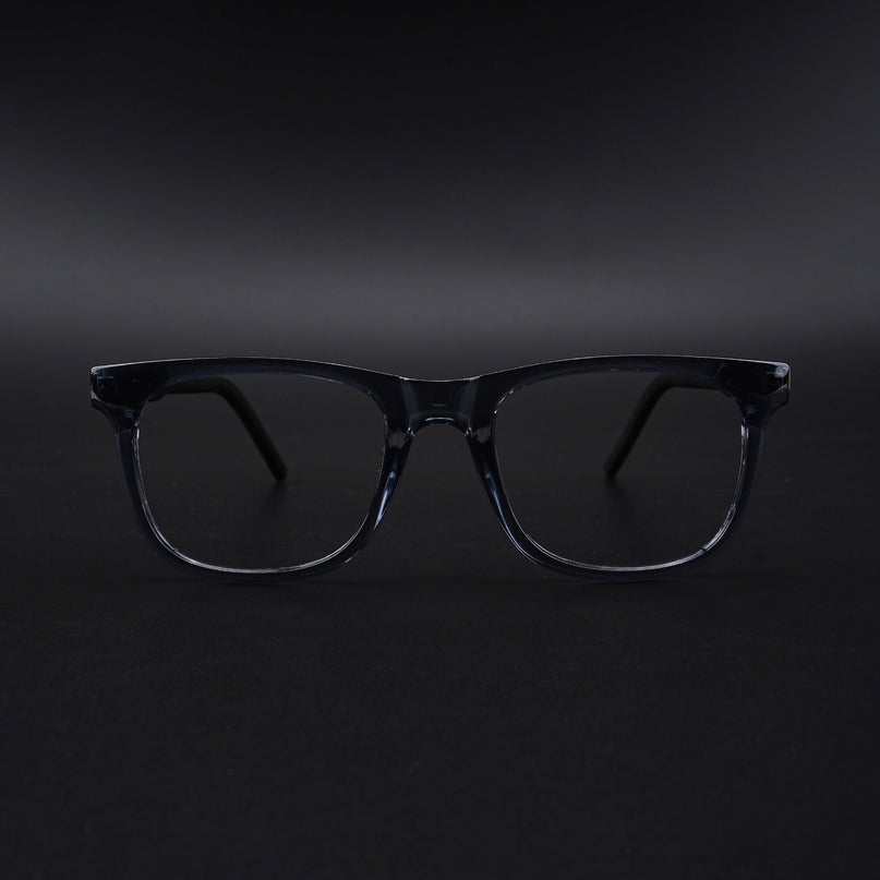 Eyejack Rush Grey Square Eyeglasses for Men & Women (1005CL683-C9)