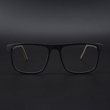 Eyejack Rush Matt Black Square Eyeglasses for Men & Women (1006CL685-C1)
