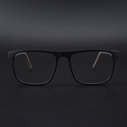 Eyejack Rush Matt Black Square Eyeglasses for Men & Women (1006CL685-C1)