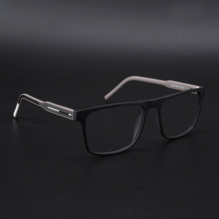 Eyejack Rush Matt Black Square Eyeglasses for Men & Women (1006CL685-C1)
