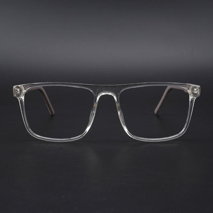 Eyejack Rush Transparent Square Eyeglasses for Men & Women (1006CL686-C2)