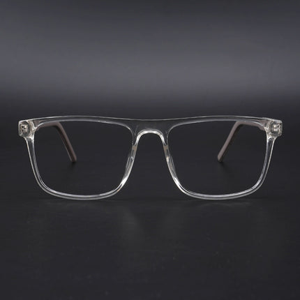 Eyejack Rush Transparent Square Eyeglasses for Men & Women (1006CL686-C2)