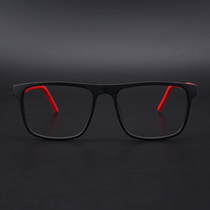 Eyejack Rush Matt Black Square Eyeglasses for Men & Women (1006CL687-C3)