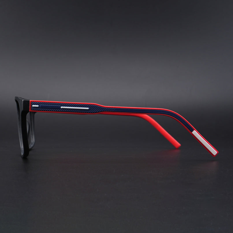 Eyejack Rush Matt Black Square Eyeglasses for Men & Women (1006CL687-C3)