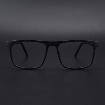Eyejack Rush Matt Black Square Eyeglasses for Men & Women (1006CL691-C7)