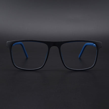 Eyejack Rush Navy Blue Square Eyeglasses for Men & Women (1006CL692-C8)