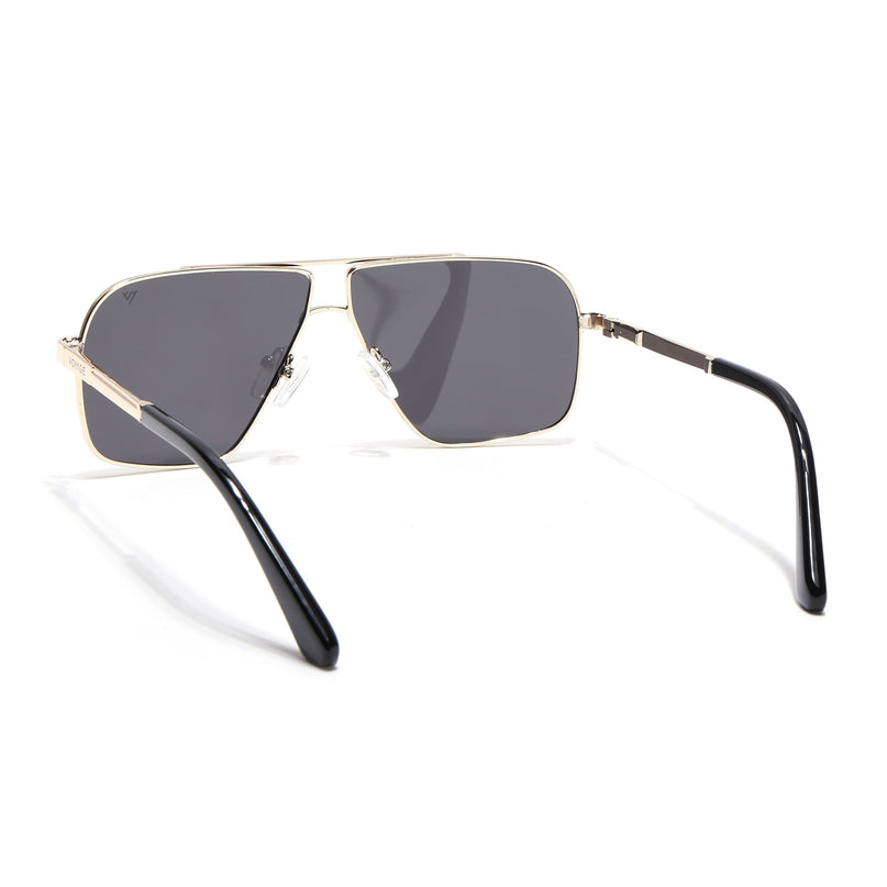 Black Wayfarer Polarized Sunglasses - PMG4202