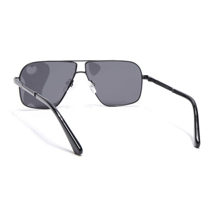 Black Wayfarer Polarized Sunglasses - PMG4203