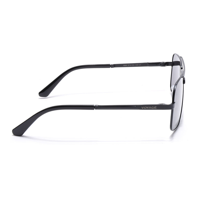 Black Wayfarer Polarized Sunglasses - PMG4203