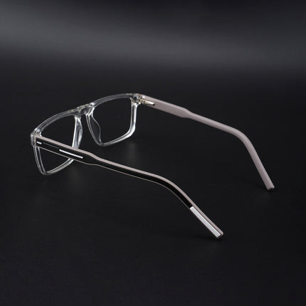 Eyejack Rush Transparent Square Eyeglasses for Men & Women (1007CL696-C2)