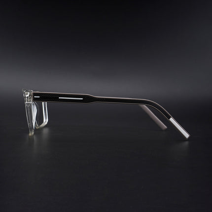 Eyejack Rush Transparent Square Eyeglasses for Men & Women (1007CL696-C2)