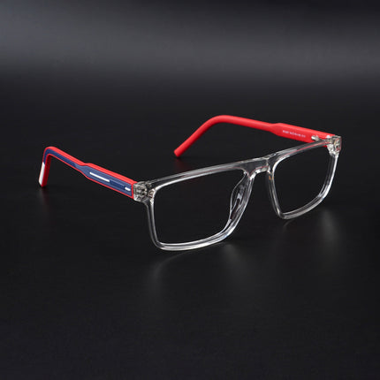 Eyejack Rush Transparent Square Eyeglasses for Men & Women (1007CL698-C4)