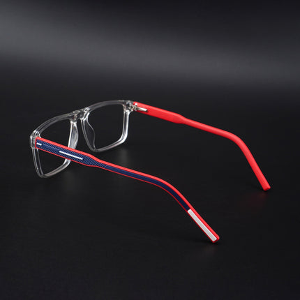 Eyejack Rush Transparent Square Eyeglasses for Men & Women (1007CL698-C4)