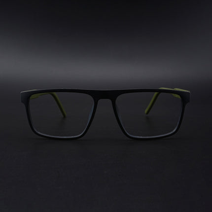 Eyejack Rush Matt Black Square Eyeglasses for Men & Women (1007CL699-C5)