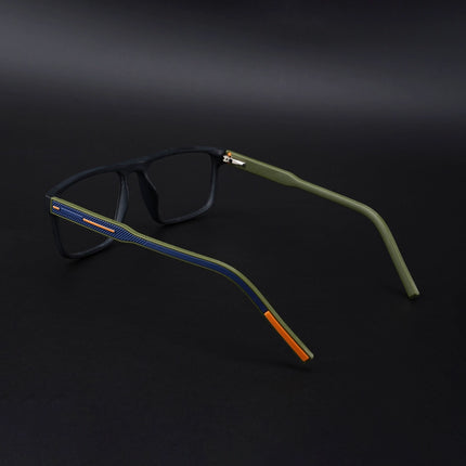 Eyejack Rush Matt Black Square Eyeglasses for Men & Women (1007CL699-C5)