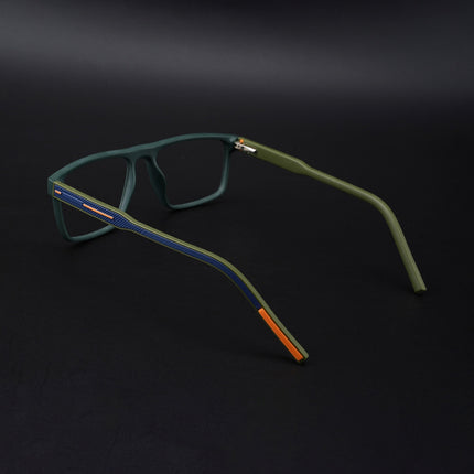 Eyejack Rush Green Square Eyeglasses for Men & Women (1007CL700-C6)