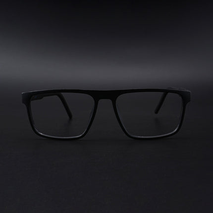 Eyejack Rush Matt Black Square Eyeglasses for Men & Women (1007CL701-C7)