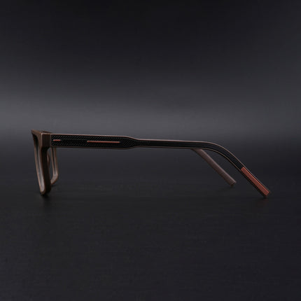 Eyejack Rush Matt Brown Square Eyeglasses for Men & Women (1007CL704-C10)