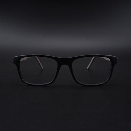 Eyejack Rush Matt Black Square Eyeglasses for Men & Women (1008CL705-C1)