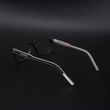 Eyejack Rush Matt Black Square Eyeglasses for Men & Women (1008CL705-C1)