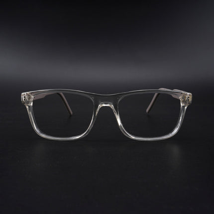 Eyejack Rush Transparent Square Eyeglasses for Men & Women (1008CL706-C2)
