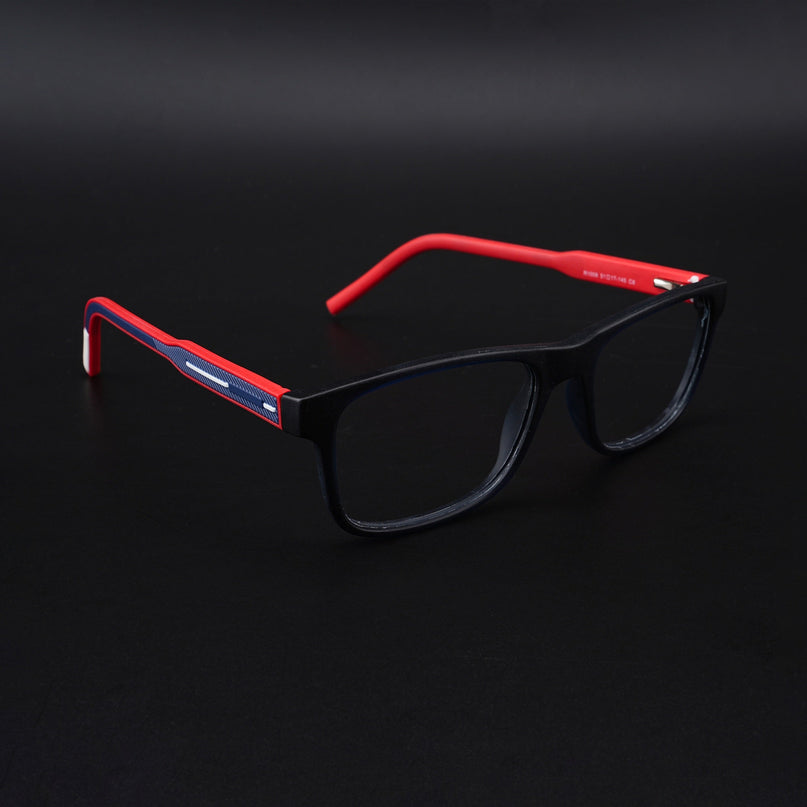 Eyejack Rush Navy Blue Square Eyeglasses for Men & Women (1008CL707-C3)