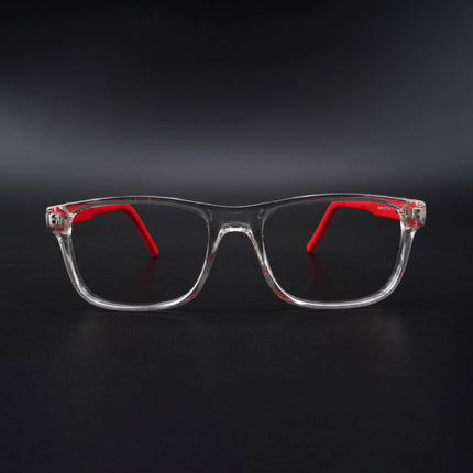 Eyejack Rush Transparent Square Eyeglasses for Men & Women (1008CL708-C4)