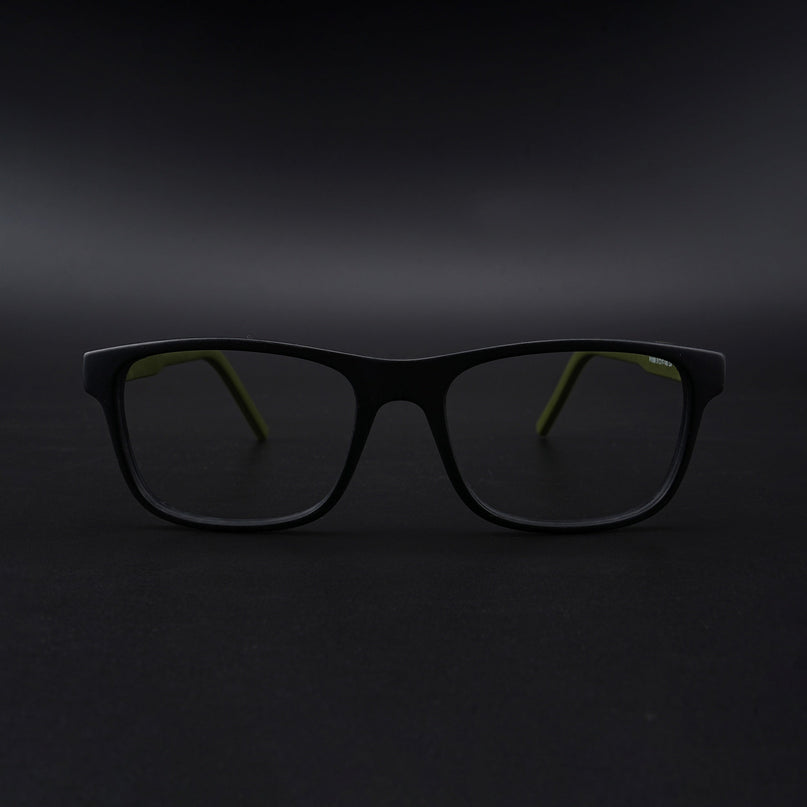 Eyejack Rush Matt Black Square Eyeglasses for Men & Women (1008CL709-C5)