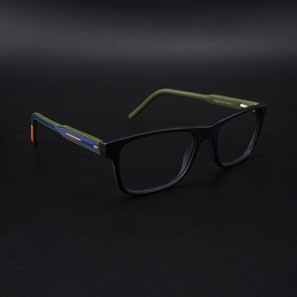 Eyejack Rush Matt Black Square Eyeglasses for Men & Women (1008CL709-C5)