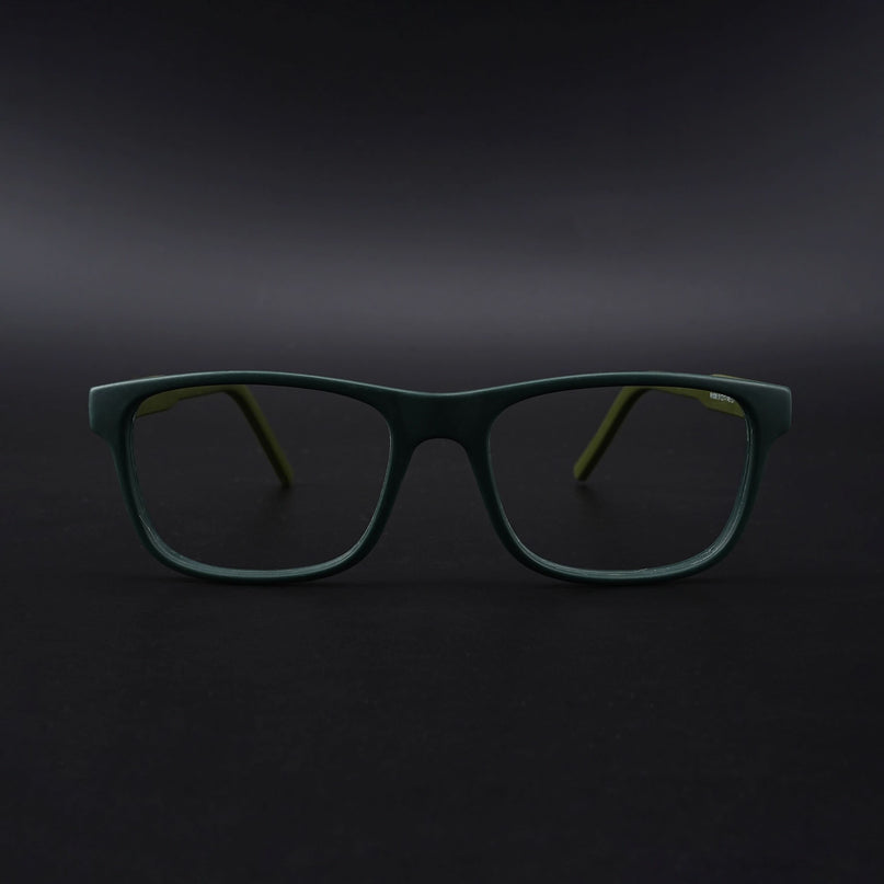 Eyejack Rush Green Square Eyeglasses for Men & Women (1008CL710-C6)