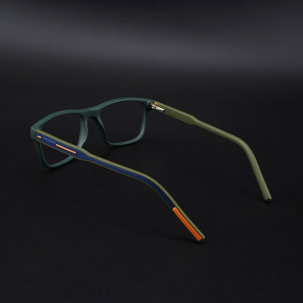 Eyejack Rush Green Square Eyeglasses for Men & Women (1008CL710-C6)