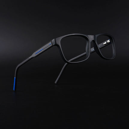 Eyejack Rush Matt Black Square Eyeglasses for Men & Women (1008CL711-C7)
