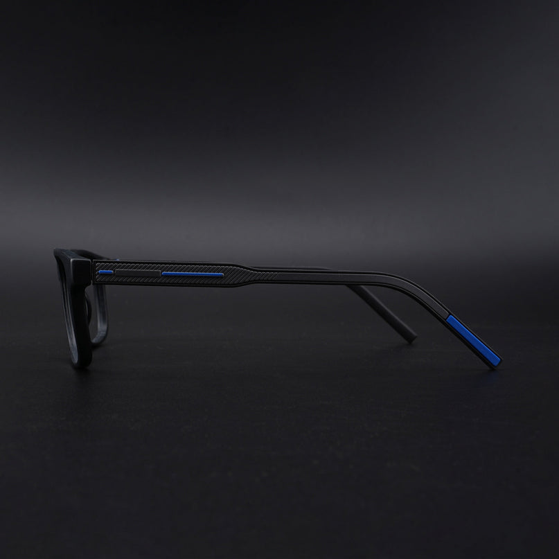 Eyejack Rush Matt Black Square Eyeglasses for Men & Women (1008CL711-C7)
