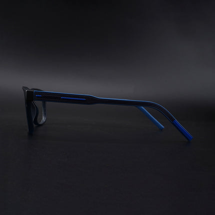 Eyejack Rush Navy Blue Square Eyeglasses for Men & Women (1008CL712-C8)