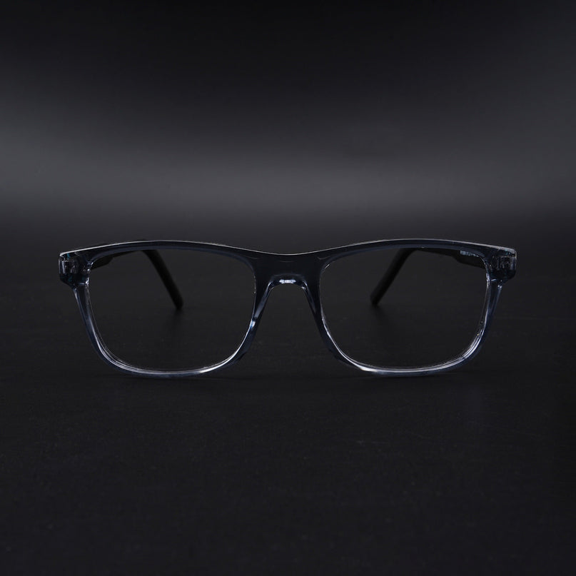 Eyejack Rush Grey Square Eyeglasses for Men & Women (1008CL713-C9)