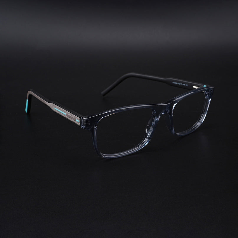 Eyejack Rush Grey Square Eyeglasses for Men & Women (1008CL713-C9)
