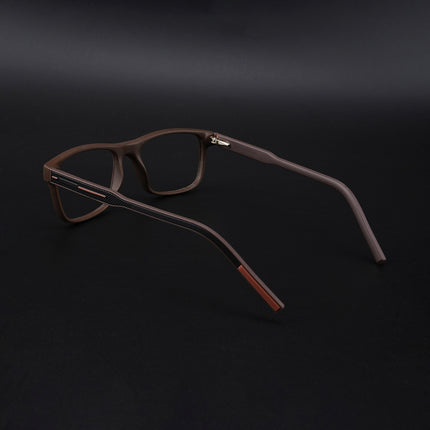 Eyejack Rush Matt Brown Square Eyeglasses for Men & Women (1008CL714-C10)