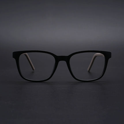 Eyejack Rush Matt Black Square Eyeglasses for Men & Women (1009CL715-C1)