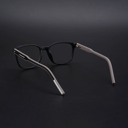 Eyejack Rush Matt Black Square Eyeglasses for Men & Women (1009CL715-C1)