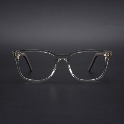 Eyejack Rush Transparent Square Eyeglasses for Men & Women (1009CL716-C2)