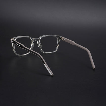 Eyejack Rush Transparent Square Eyeglasses for Men & Women (1009CL716-C2)