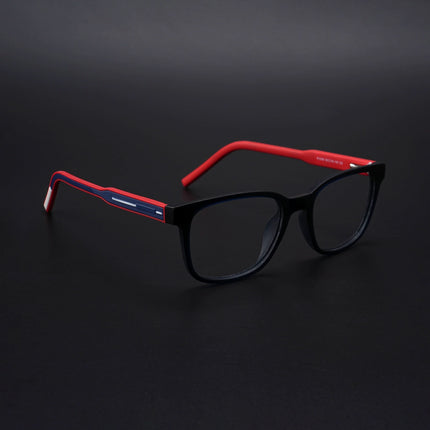 Eyejack Rush Navy Blue Square Eyeglasses for Men & Women (1009CL717-C3)