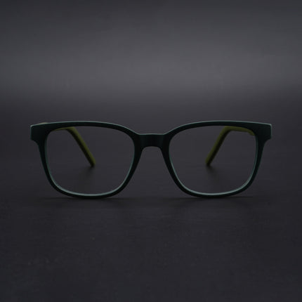Eyejack Rush Green Square Eyeglasses for Men & Women (1009CL720-C6)
