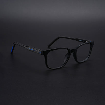 Eyejack Rush Matt Black Square Eyeglasses for Men & Women (1009CL721-C7)