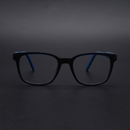 Eyejack Rush Navy Blue Square Eyeglasses for Men & Women (1009CL722-C8)