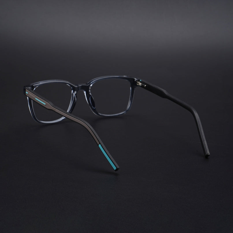 Eyejack Rush Grey Square Eyeglasses for Men & Women (1009CL723-C9)