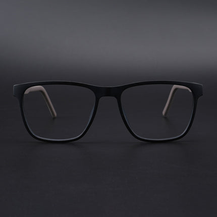 Eyejack Rush Matt Black Square Eyeglasses for Men & Women (1010CL725-C1)