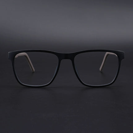 Eyejack Rush Matt Black Square Eyeglasses for Men & Women (1010CL725-C1)