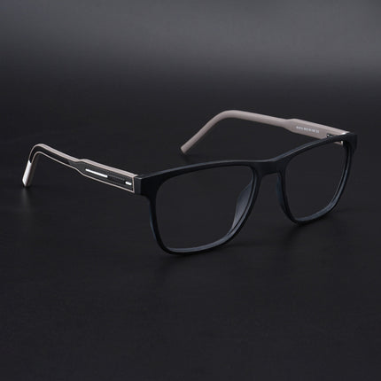 Eyejack Rush Matt Black Square Eyeglasses for Men & Women (1010CL725-C1)