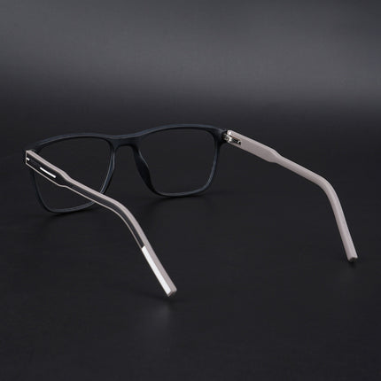 Eyejack Rush Matt Black Square Eyeglasses for Men & Women (1010CL725-C1)